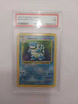 1999 Pokemon Base Set Blastoise Holo 2/102 PSA 7 NM - Image 4