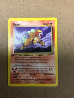 Entei Rare - 17/64 Neo Revelation Pokemon TCG German - Image 1