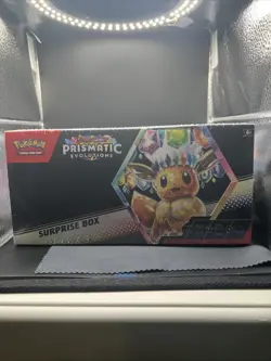Pokemon Scarlet & Violet Prismatic Evolutions Surprise Box New Sealed - Image 1