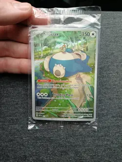 Pokemon TCG Snorlax SVP 051 Scarlet & Violet 151 Black Star Promo (SEALED) - Image 1