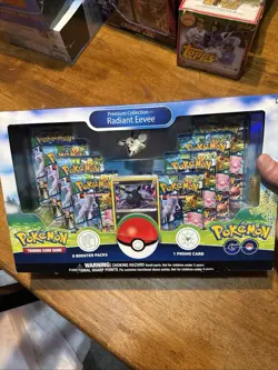 Pokemon TCG Pokemon GO Radiant Eevee Premium Collection Sealed 820650850523 - Image 1