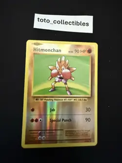 2016 Pokemon-Hitmonchan 62/108-XY Evolutions-Reverse Holo NM - Image 1