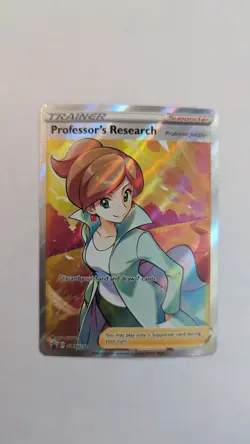 Pokemon Professor’s Research (Juniper) Full Art SWSH152 — Promo Trainer - Image 1