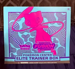 Pokemon Center Fusion Strike Elite Trainer Box ETB Sealed PC Exclusive - Image 1