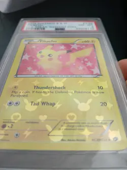 PSA 8 Pikachu RC7/RC25 Legendary Treasures: Radiant Collection Holo Pokemon TCG - Image 4