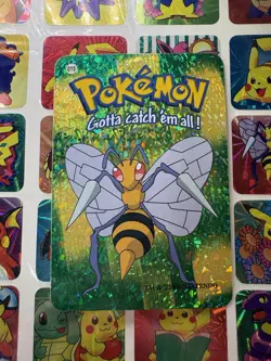 Pokemon Holo Vintage Pocket Monsters Vending Prism Sticker Nintendo collections - Image 1