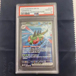 Pokemon PSA 10 Gem Mint Destined Rivals SIR Yanmega EX 228/182 - Image 1