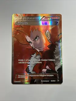 Pokemon TCG Lysandre Flashfire Holo Full Art Ultra Rare 104/106 - Image 1