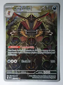 Pokemon Kingambit #220/198 IR - SV01: Scarlet & Violet Base Set - (NM) - Image 1