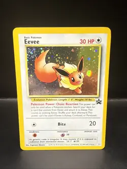 Pokemon - Eevee 11/53 - Wotc - Black Star Promo Holo AN Swirl - Image 3