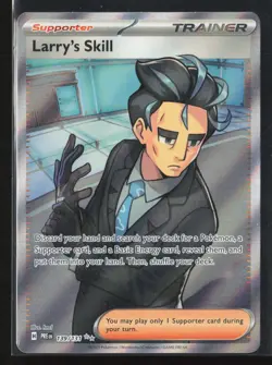 Larry's Skill 139/131 Ultra Rare SV: Prismatic Evolutions Pokemon TCG NM - Image 1