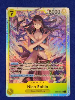 Nico Robin (055) EB03-055 Extra Booster: One Piece Heroines Edition TCG SR Foil - Image 1