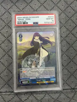 PSA 10 Mage Fern-E073-SFN/S108 Frieren Beyond Journey's End - Weiss Schwarz TCG - Image 1