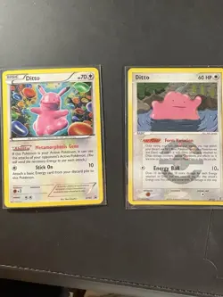 Pokemon TCG 2 Card Ditto Lot #4 Reverse Holo And XY40 (See Pictures For Cond.) - Image 1