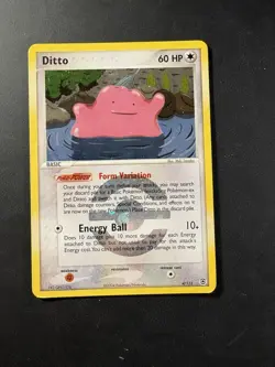 Pokemon TCG 2 Card Ditto Lot #4 Reverse Holo And XY40 (See Pictures For Cond.) - Image 2