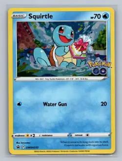 Squirtle Promo SWSH: Sword & Shield Promo Cards SWSH233 NM - Image 1