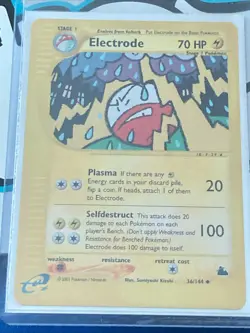Electrode 36/144 Skyridge Reverse Holo ⚡ 🔥 Rare Card E-Reader NM 😎 - Image 1