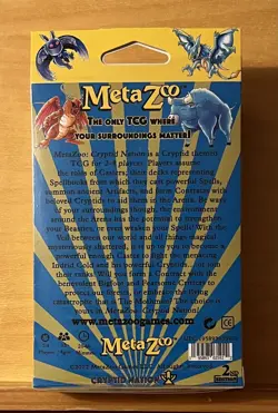 MetaZoo Cryptid Nation 2nd Edition Hanger Box 3 Packs (31 Cards) Holo TCG SEALED 195893035922 - Image 2