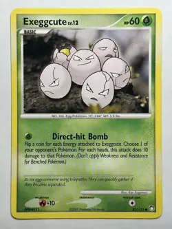 Exeggcute Mysterious Treasures 82/123 LP Pokemon Card - Image 1
