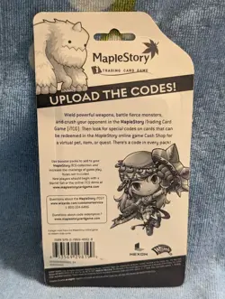 MapleStory Trading Card Game 9 Card Booster Pack Online Code Card Included NEW - Image 2