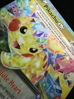 Pikachu ex 057/191 Surging Sparks SV08 Pokemon Double Rare Holo Card NM - Image 4