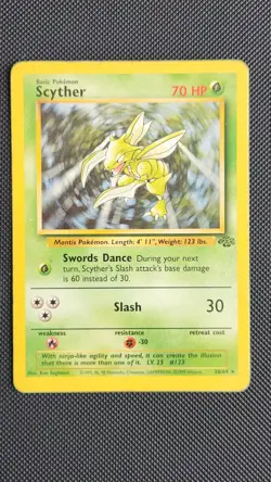 Pokemon Card Scyther Jungle 26/64 - Image 1