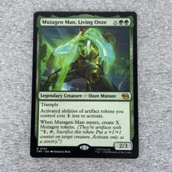 Magic The Gathering TMNT Mutagen Man Living Ooze 0124 Non-Foil Rare NM/M P23 - Image 1