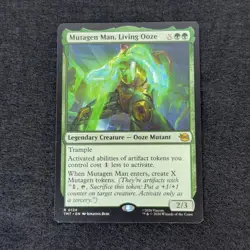 Magic The Gathering TMNT Mutagen Man Living Ooze 0124 Non-Foil Rare NM/M P23 - Image 3