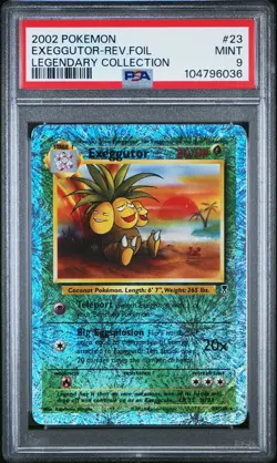 Exeggutor-Rev.Foil Pokemon Legendary Collection 23 NM PSA MINT 9 6036 - Image 1