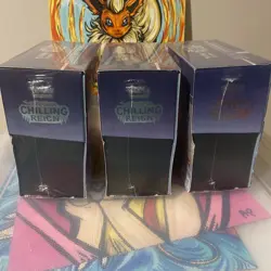 Pokemon TCG Sword & Shield Chilling Reign Elite Trainer Box set of 3 - Image 5