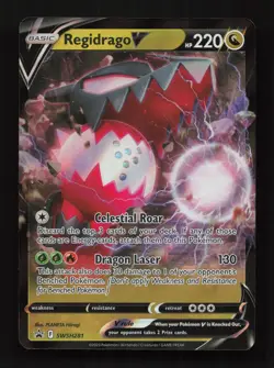 Regidrago V SWSH281 Promo SWSH Black Star Pokemon Near Mint - Image 1