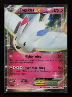 Togekiss EX 83/122 Holo Rare EX BREAKpoint Pokemon Near Mint - Image 1