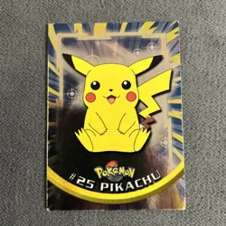 MP! HOLO FOIL RAYS Pikachu #25 Topps Black Label TV Animation Edition Pokemon - Image 1