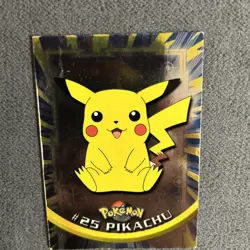 MP! HOLO FOIL RAYS Pikachu #25 Topps Black Label TV Animation Edition Pokemon - Image 3