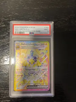 PSA 9 Galvantula ex 168/142 Special Illustration Rare Pokemon TCG Stellar Crown - Image 2