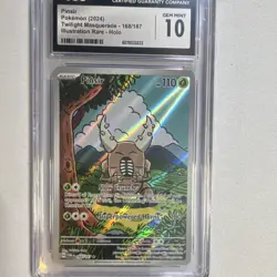 Pokemon Pinsir Twilight Masquerade 168/167 Illustration Rare Holo CGC 10 2024 - Image 1
