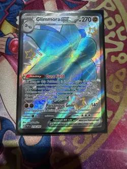 Glimmora ex 218/091 Shiny Ultra Rare Pokemon TCG SV: Paldean Fates NM - Image 1
