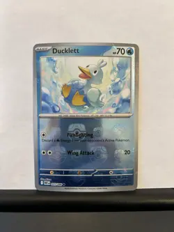 Pokemon Ducklett (Master Ball Pattern) 025/086 Sv: White Flare Holo EN - Image 1