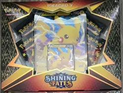 Pokemon TCG: Shining Fates Pikachu V Collection Box 820650828690 - Image 1