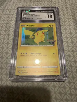 Pokemon Pikachu 028/078 Pokemon Go Holo Rare CGC 10 - Image 2