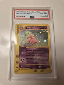 💎 POP 1 💎 Pokemon Slowking Aquapolis Holo Rare #H22 PSA 8.5 - Image 1