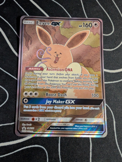 Pokemon TCG Eevee GX SM233 Full Art Black Star Promo - Image 1