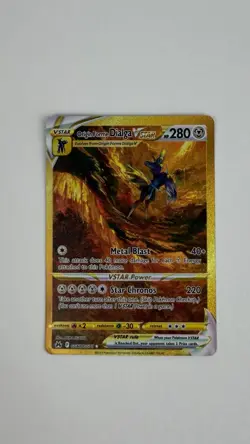 Pokemon Origin Forme Dialga VSTAR Secret Rare GG68/GG70 Crown Zenith Holo 280HP - Image 1