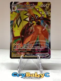 Pokemon Tapu Koko VMAX 051/163 Battle Styles Sword & Shield ULTRA RARE - Image 1