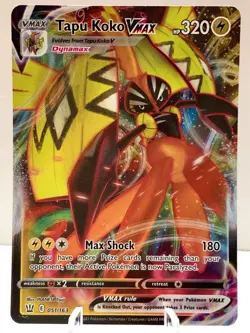 Pokemon Tapu Koko VMAX 051/163 Battle Styles Sword & Shield ULTRA RARE - Image 2