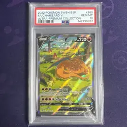 Pokemon Charizard V Ultra-Premium Coll. Full Alt Art Promo SWSH260 PSA 10 - Image 1