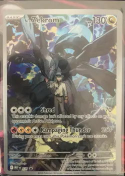 Pokemon TCG - N’s Zekrom 031 Ascended Heroes Black Star Promo English Full Art - Image 1