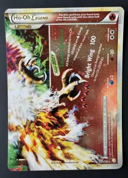 Pokemon Ho-Oh LEGEND (Bottom) 112/123 Heartgold & Soulsilver Holo Ultra Rare - Image 1