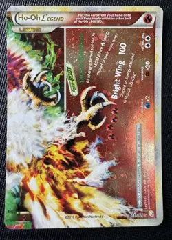 Pokemon Ho-Oh LEGEND (Bottom) 112/123 Heartgold & Soulsilver Holo Ultra Rare - Image 2
