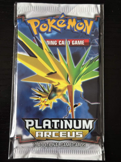 Pokemon Platinum Arceus Booster Pack Factory Sealed - Image 1